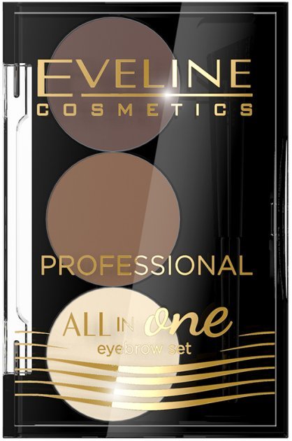 Акція на Eveline Cosmetics All in One Professional № 02 Тени для бровей 1.7 g від Stylus