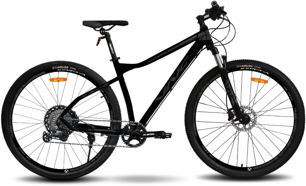 Акція на Велосипед Vnc 2023' 29" MontRider A11 V1A11-2943-BG 43см (0400) black (shiny)/grey (matt) від Stylus