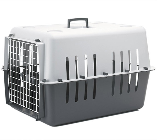 Акція на Переноска Savic Pet Carrier4 для собак, пластик, 67x44x43 см серая (3267_000T) від Stylus