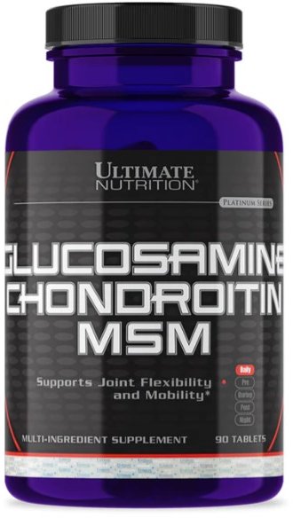 Акція на Glucosamine-Chondroitin Msm 90 tabs, Ultimate Nutrition від Y.UA