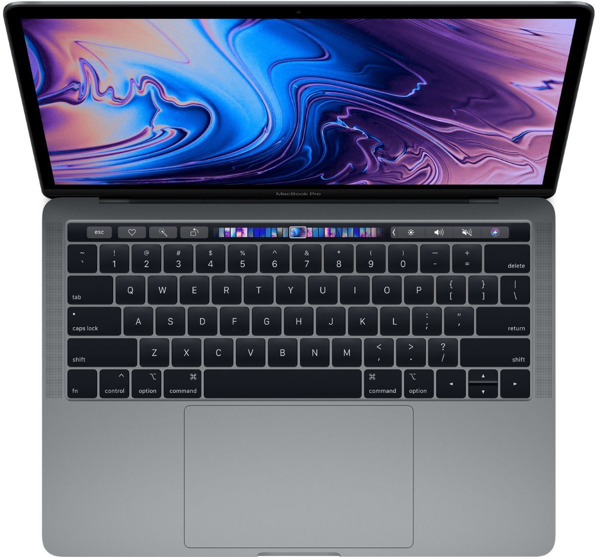 Акція на Apple MacBook Pro 13 Retina Space Gray with Touch Bar Custom (Z0WR00046) 2019 від Y.UA