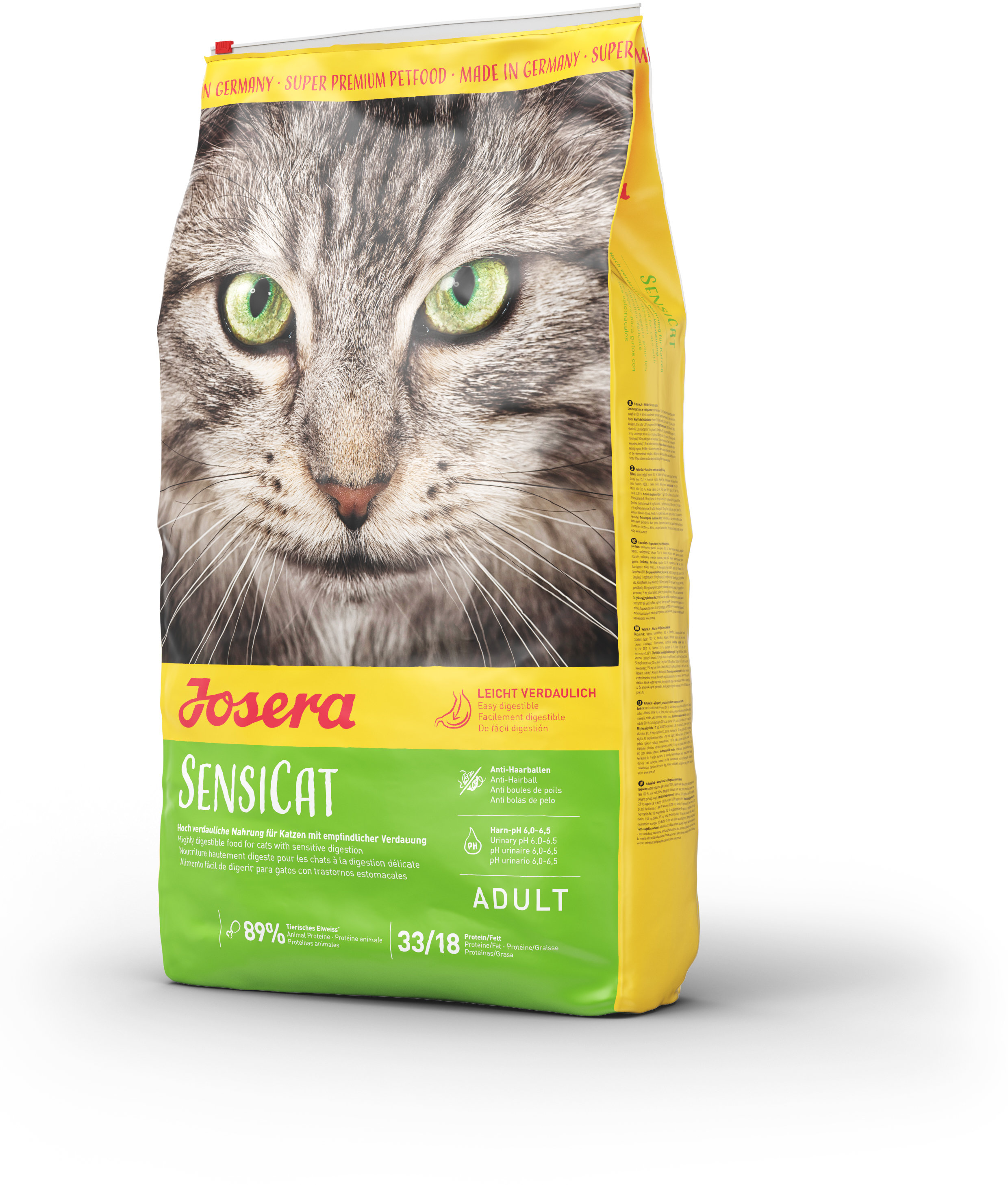 Акція на Сухой корм для взрослых кошек с чуствительным пищеварением Josera SensiCat 10 кг (4032254740261) від Stylus