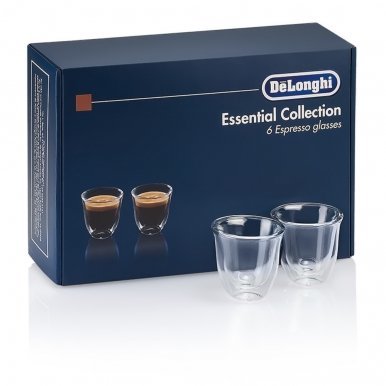 Акция на Набір склянок Delonghi DLSC300 Espresso 6x60 мл от Y.UA