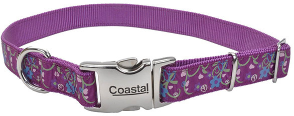 Акція на Нашийник Coastal Pet Attire Ribbon для собак фіолетовий 1.6 смx20-30 см від Y.UA