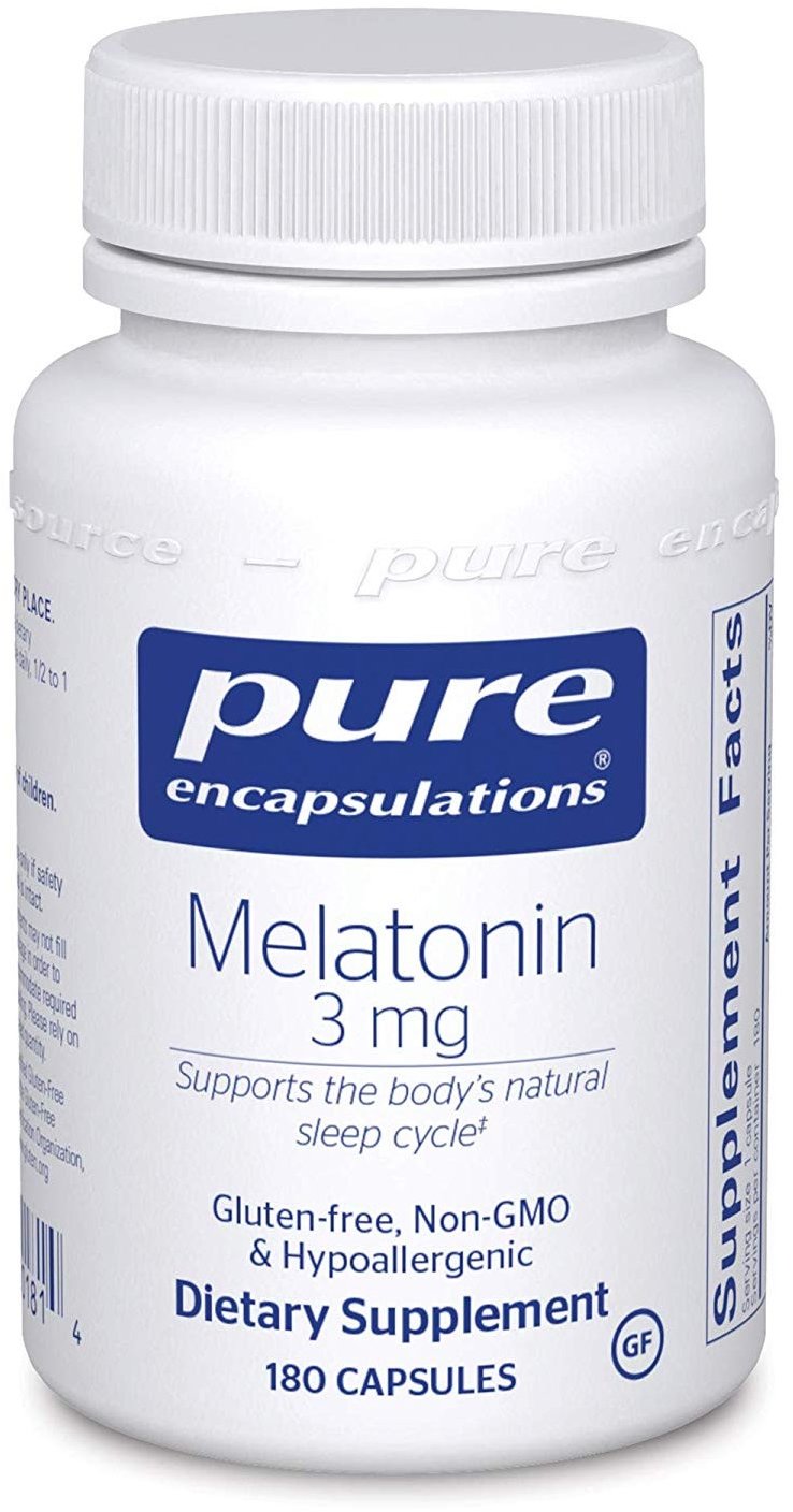 Акція на Pure Encapsulations Melatonin 3 Mg 180 caps (PE-00181) від Stylus