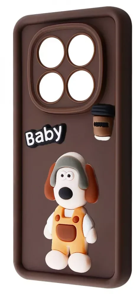 

Mobile Case Pretty Things Brown/Baby for Xiaomi Redmi Note 14 Pro+