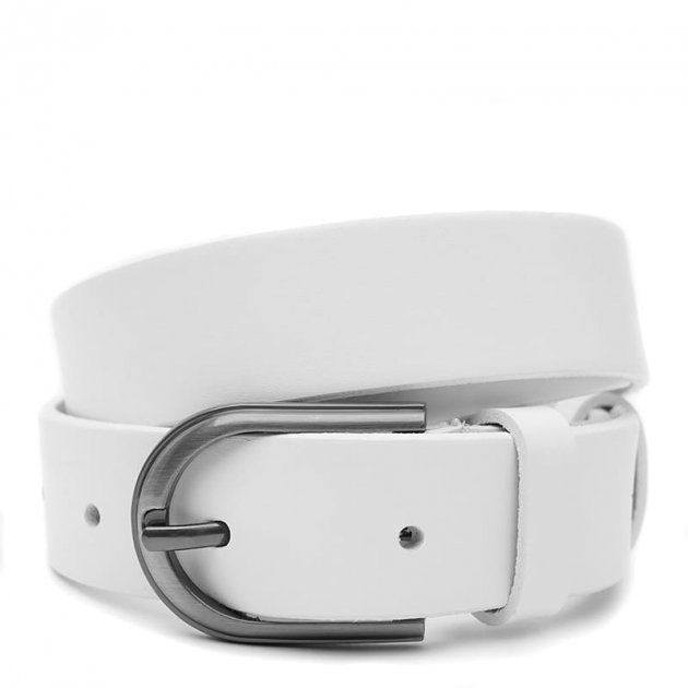 

Женский ремень Borsa Leather белый (V1FX33-white)