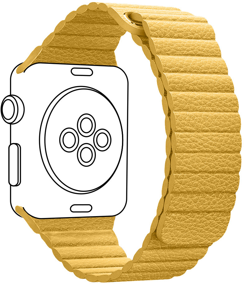 

Armorstandart Leather Loop Yellow (ARM57841) for Apple Watch 38/40/41mm