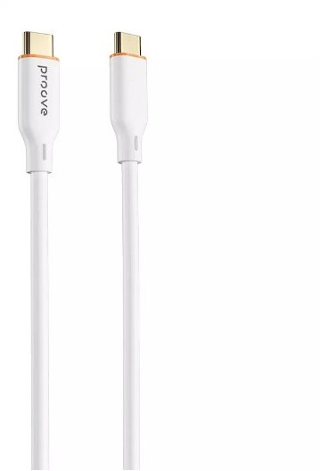 Акція на Proove Cable USB-C to USB-C Jelly Silicone 60W 1m White від Y.UA