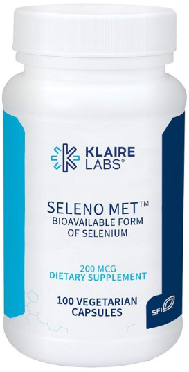 

Klaire Labs Seleno Met Селен 200 мкг 100 капсул