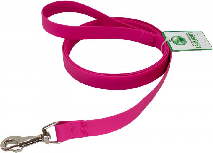 Акция на Повідець Lucky Pet з водонепроникної стрічки 2.5/120 см рожевий (4820224216539) от Y.UA