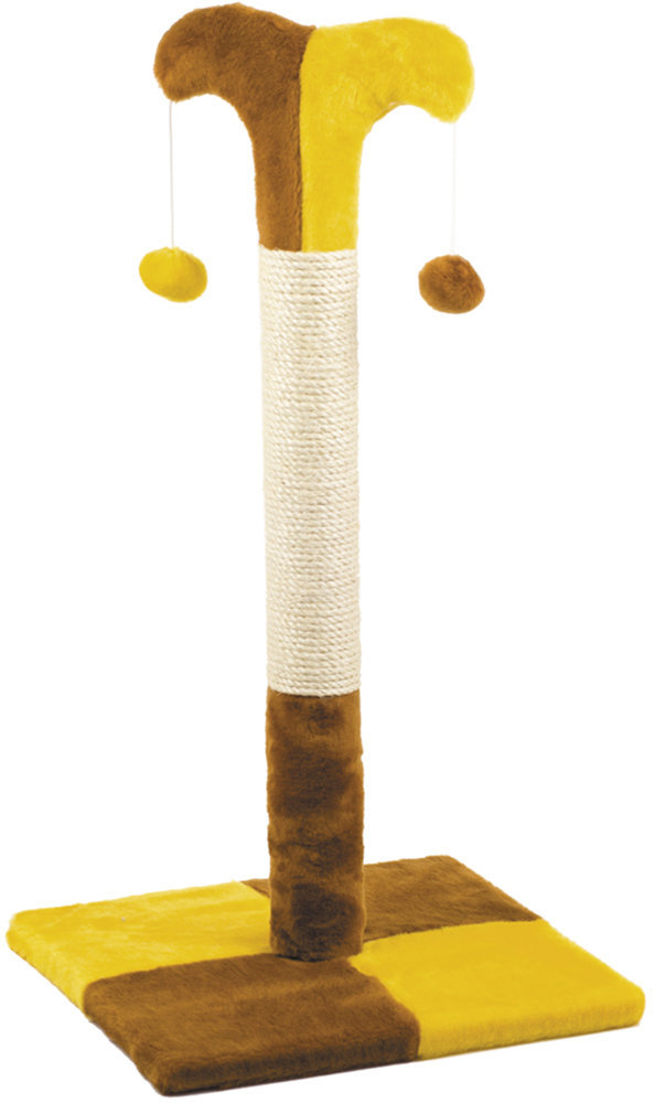 Акция на Дряпки Д02 Клоун стовпчик 70 см жовто-коричнева от Y.UA