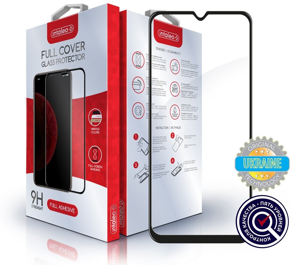 

Intaleo Tempered Glass Full Glue Black for Realme C3 / 6i / 5