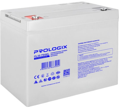 

Prologix 12V - 75Ah Gel (PL12-75GEL)