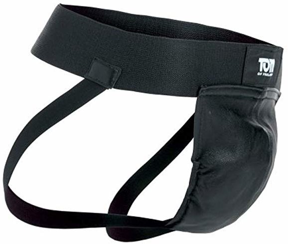 

Tom of Finland Leather Jock Strap - трусы мужские, M/L