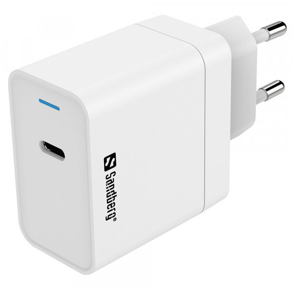 Акция на Sandberg USB-C Wall Charger PD+QC3.0 65W White (441-48) от Y.UA
