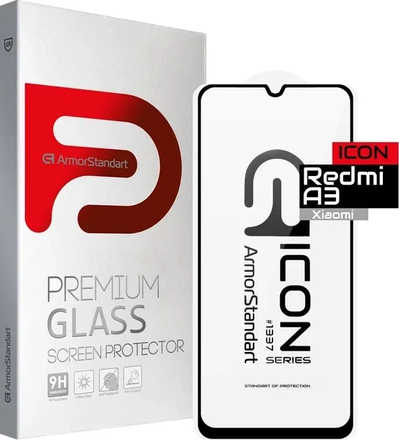 

Armorstandart Tempered Glass Icon Black for Xiaomi Redmi A3 (ARM74452)