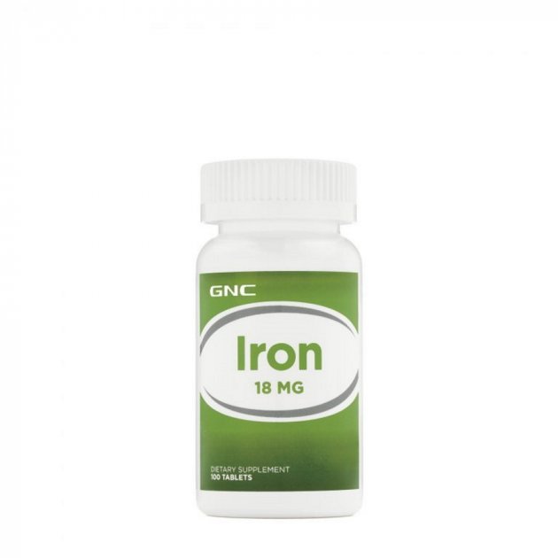 

Gnc Iron Железо 18 mg 100 таблеток