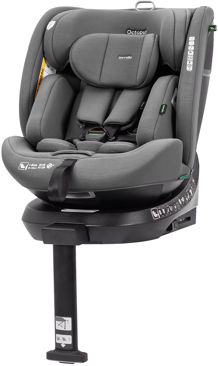 Акція на Автокресло Carrello Octopus CRL-16002 Seashell Grey i-Size 40-150 см Isofix с поворотом від Stylus