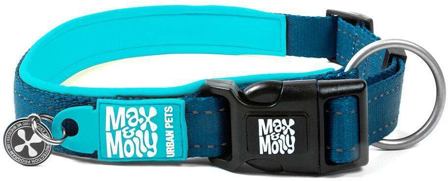 Акція на Ошейник Max & Molly Urban Pets Smart Id Collar - Matrix Sky Blue/S голубой (4894512017528) від Stylus