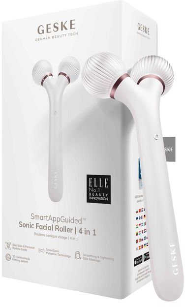 

Звуковий ролик для обличчя Geske Sonic Facial Roller 4 в 1 Starlight (GK000040SL01)