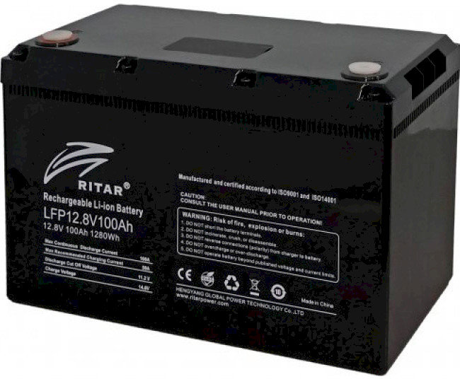 

Ritar 12V-100Ah (LFP12.8V100Ah G1)