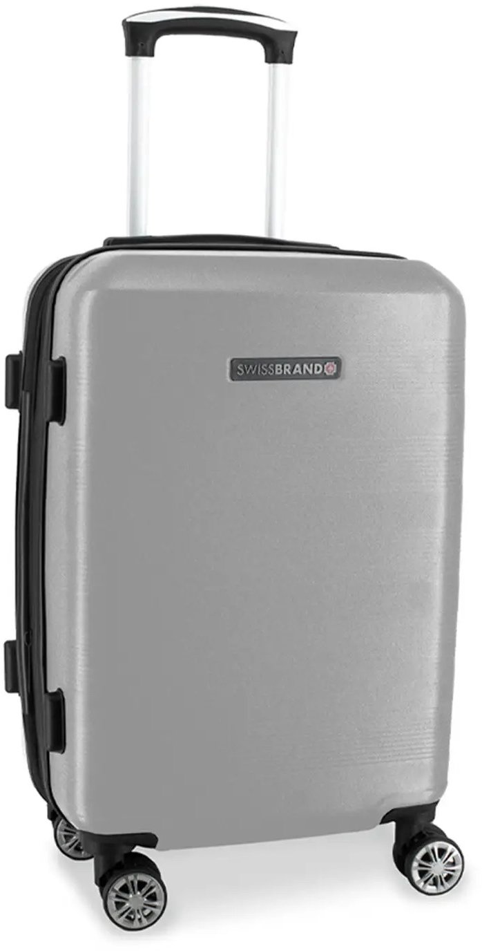 

Чемодан Swissbrand Cardiff (M) Silver (SWB_LHCAR802M)