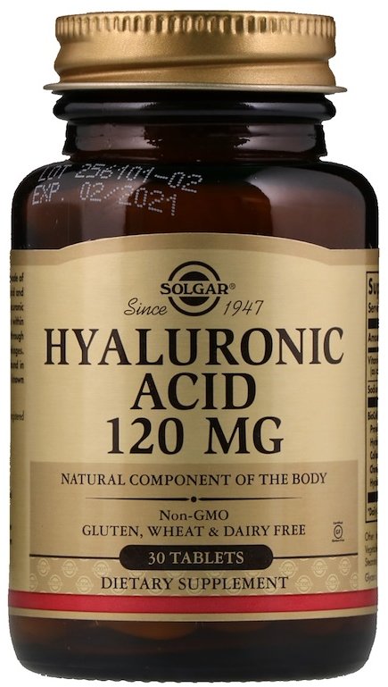 Акція на Solgar Hyaluronic Acid, 120 mg, 30 Tab Гиалуроновая кислота (SOL-01417) від Y.UA