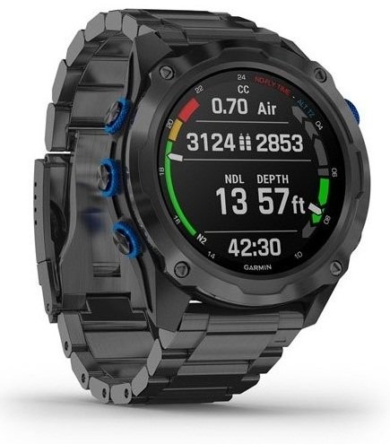 

Garmin Descent Mk2i Bundle Titanium Carbon Grey w. Titanium Band w. Descent T1 (010-02132-12)