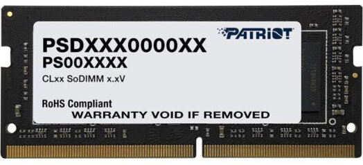 Акція на Patriot DDR4 16GB 3200 MHz CL22 Sodimm Black (PSD416G320081S) від Stylus