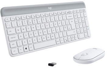 

Комплект бездротовий Logitech MK470 Wireless Slim Ua Off-White (920-009205)