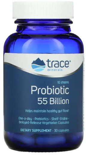 Акція на Trace Minerals Research Probiotic Пробиотики 55 млрд 30 капсул від Stylus