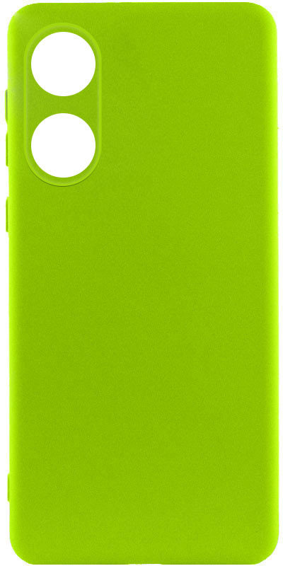 

Lakshmi Case Silicone Cover Full Camera Neon Green for Oppo A58 4G