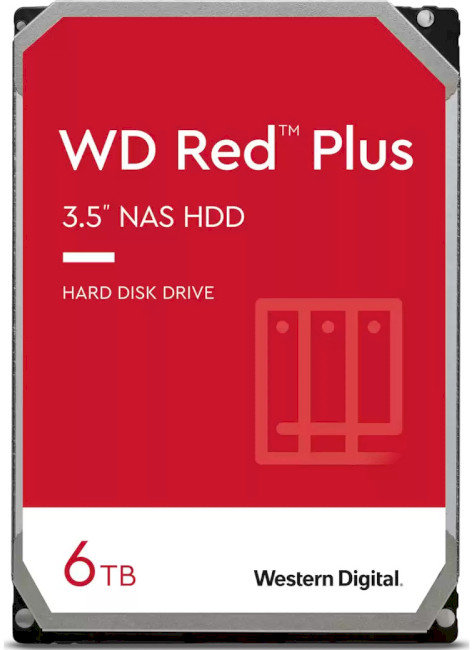 Акція на Wd Red Plus Internal Nas 6TB (WD60EFPX) від Stylus