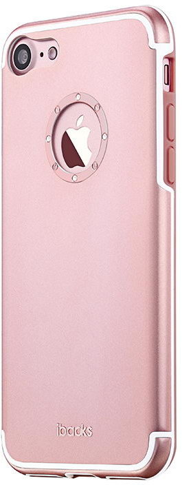 

iBacks Aluminum Case with Diamond Ring Rose Gold for iPhone 8 Plus/iPhone 7 Plus