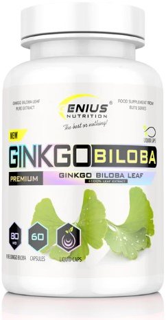 Акція на Genius Nutrition Ginkgo biloba Гинкго Билоба 60 капсул від Stylus