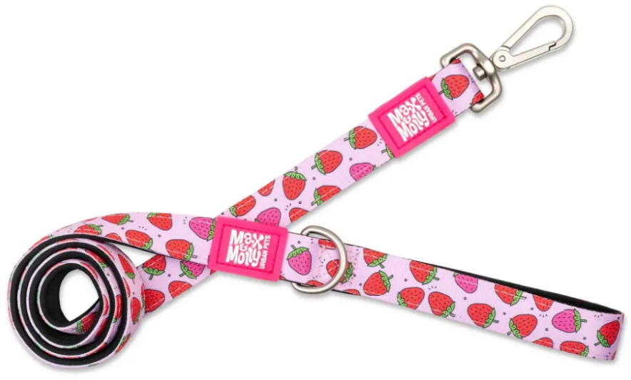 Акція на Поводок короткий для собак Max & Molly Short Leash - Strawberry Dream S (4894512051362) від Stylus