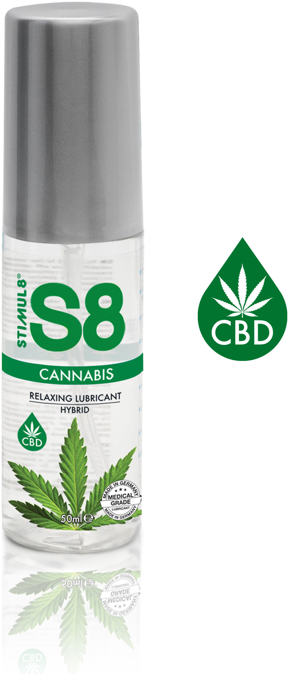 

Интимная смазка S8 Hybrid Cannabis Lube на гибридной основе, 50 мл