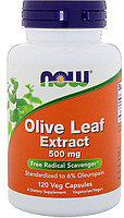 Акція на Now Foods Olive Leaf 500 mg 120 caps (Листья оливы) від Stylus