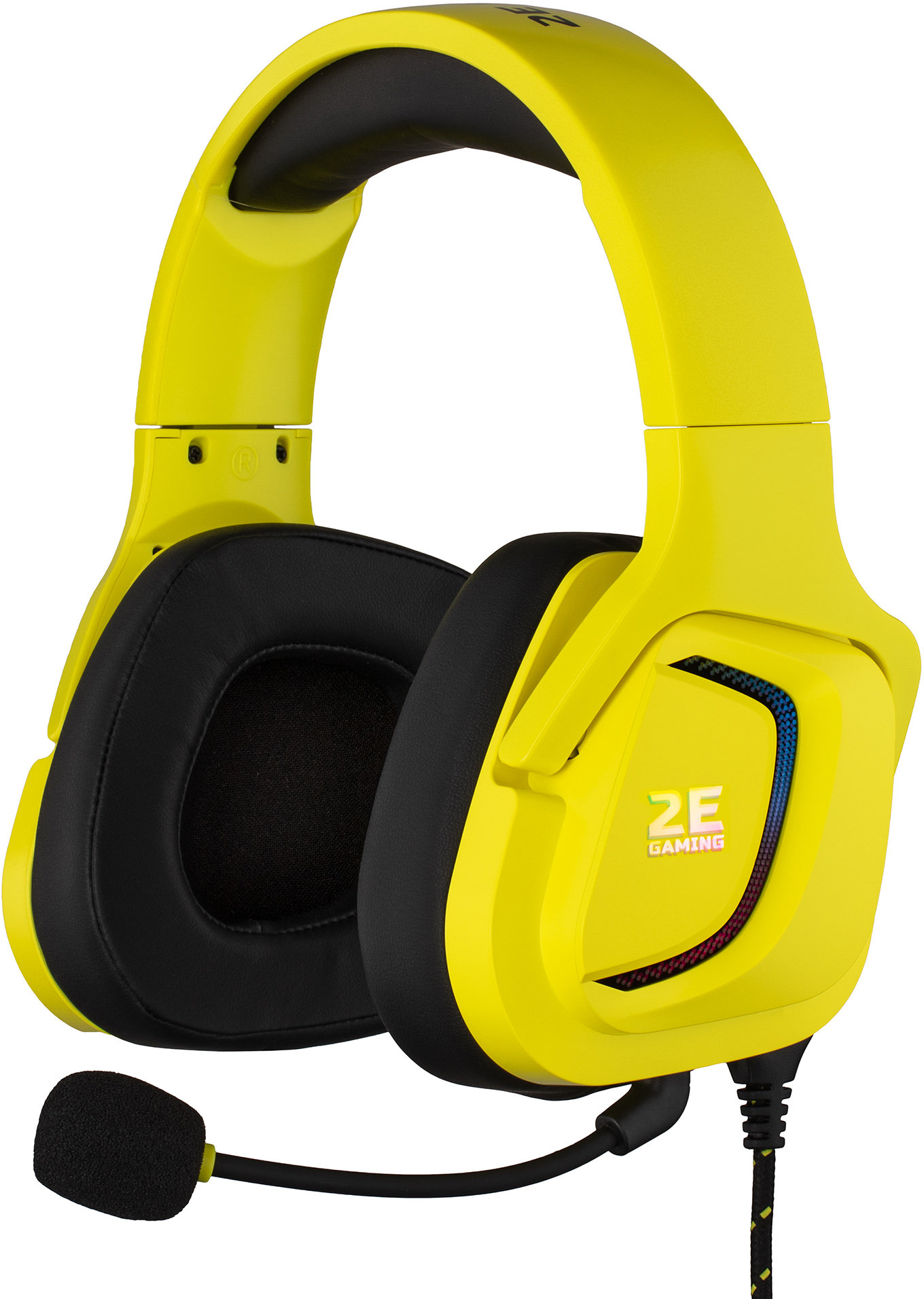 Акція на 2E Gaming HG340 Rgb Usb 7.1 Yellow (2E-HG340YW-7.1) від Y.UA