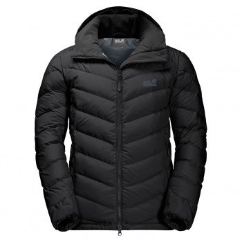 

Пуховик Jack Wolfskin Fairmont Men 1203591-6000 52 чорний зимовий з капюшоном