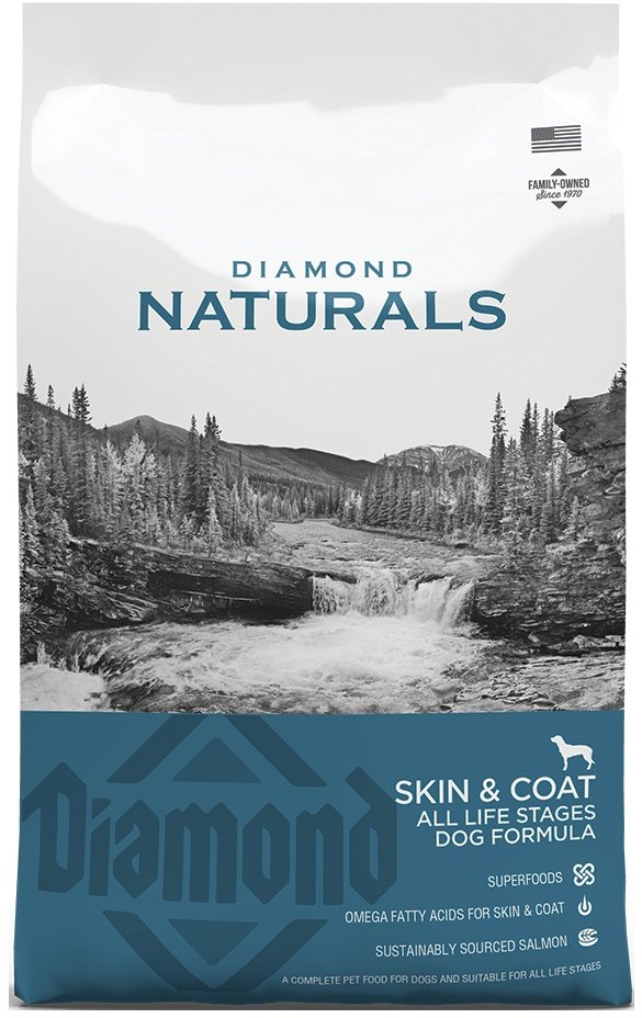 Акція на Сухой корм для собак Diamond Naturals All Life Stages Dog Skin & Coat 15 кг (dn10089-HT28) від Stylus