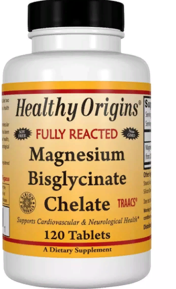 

Healthy Origins Magnesium Bisglycinate Chelate, 200 mg, 120 Tablets Магній Бісгліцінат