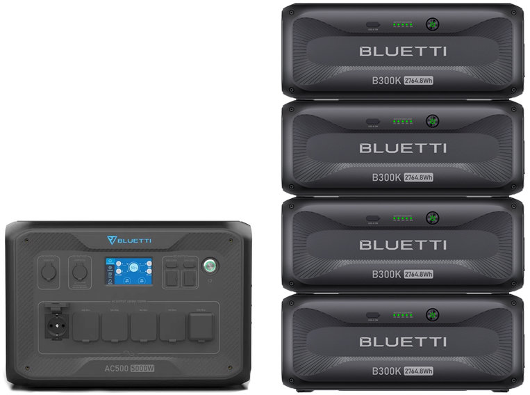 

Зарядная станция Bluetti AC500 5000W + 4 Home Battery Backup B300K 11059.2Wh