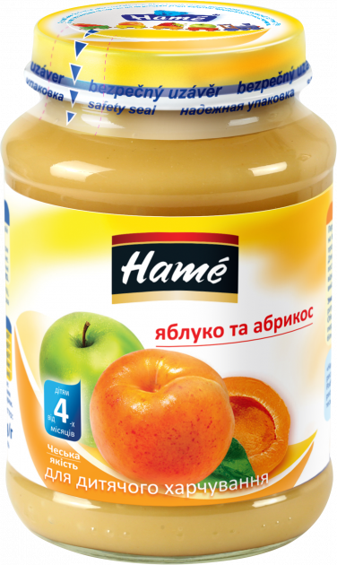 

Пюре Hame яблоко и абрикос 190 (8595139703745)