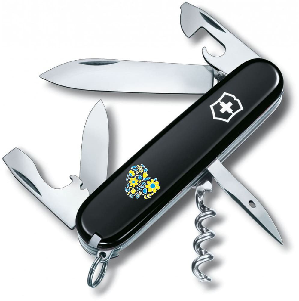 Акція на Victorinox Spartan Ukraine Цветочное сердце 1.3603.3_T1246u (Vx13603.3_T1246u) від Stylus