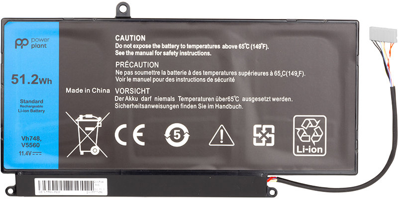 

PowerPlant Dell Inspiron 14-5439 (VH748) 11.4V 51.2Wh (NB441099)