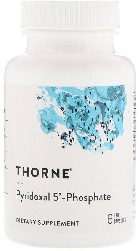 

Thorne Research Pyridoxal 5'-Phosphate 180 Caps Вітамін В6 (піридоксин)