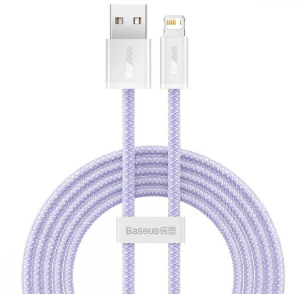 Акція на Baseus Usb Cable to Lightning Dynamic Series Fast Charging 2.4A 1m Purple (CALD000405) від Stylus