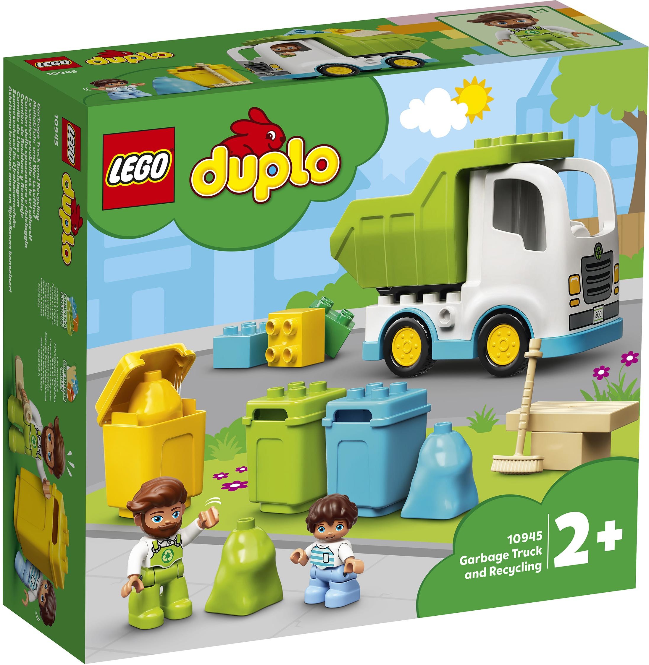 

Конструктор Lego Duplo Мусоровоз и контейнеры для раздельного сбора мусора (10945)